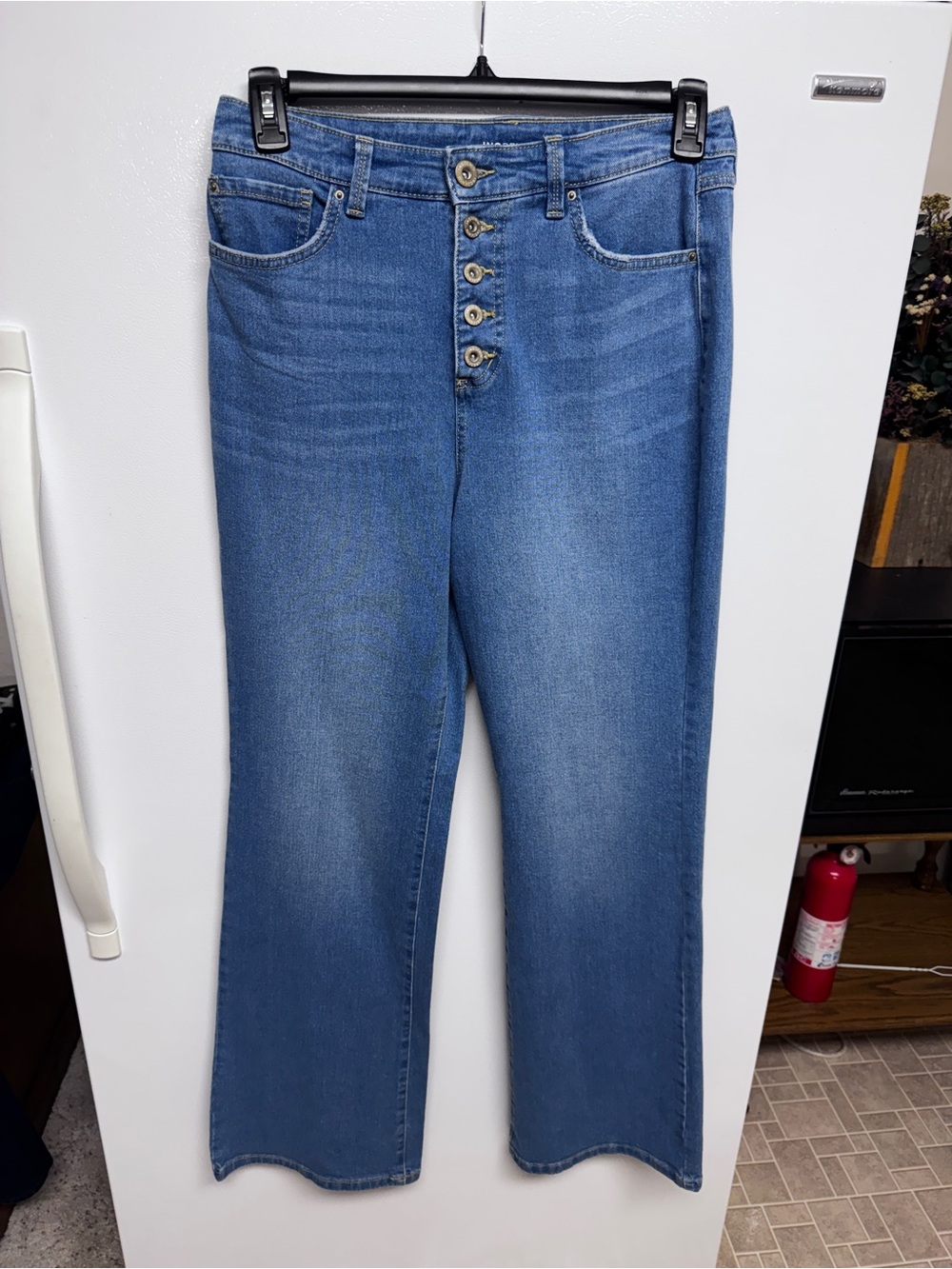 INC International Concepts Women's Denim Jeans Button front